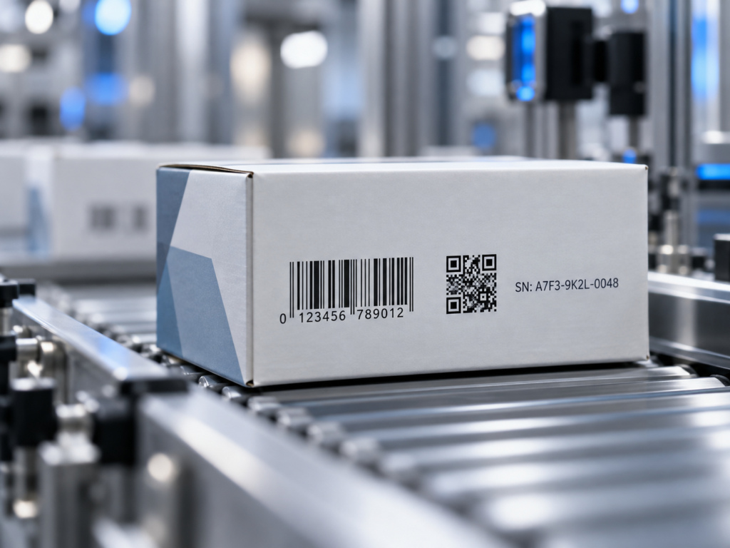 Barcodes, QR Codes, and Serialized Identifiers