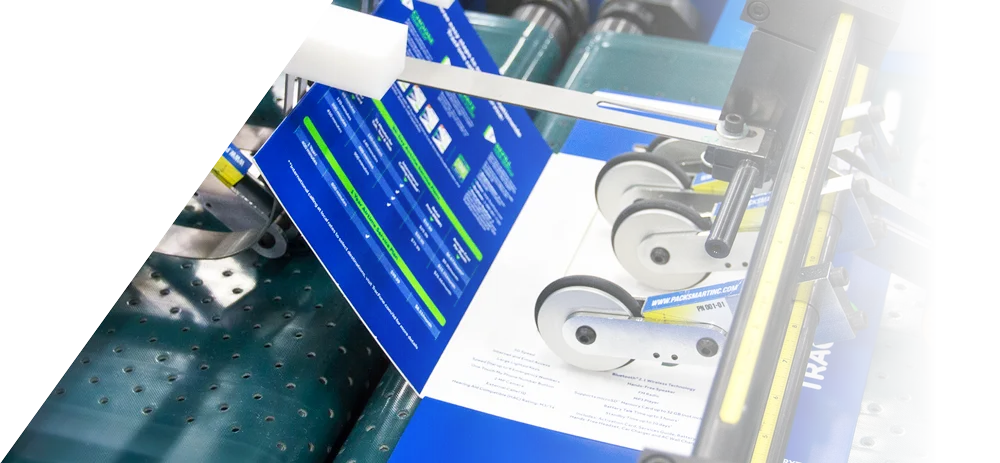 Streamline your production with the MFF-120 Front Fold Module, designed for high-speed, precise folding of various products at right angles.